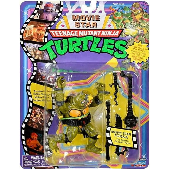 Playmates Move Star Villains Teen Tokka Action Figure, Green