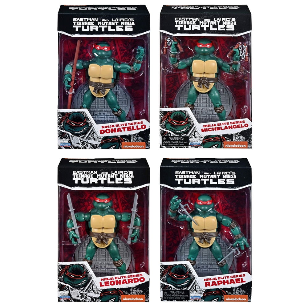 ミュータントニンジャタートルズ/ニンジャエリート コミック版4体セット TMNT Playmates Ninja Elite Series Collectible Mutant Ninja Turtles