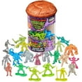thumbnail image 1 of Playmates Teenage Mutant Ninja Turtles Collectible Mini Figures, Multicolored, 50 Pieces Bucket, 1 of 3