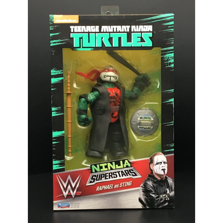Figurine Tortues Ninja Raphael – Superstars Sting, Playmates Toys, Neuve