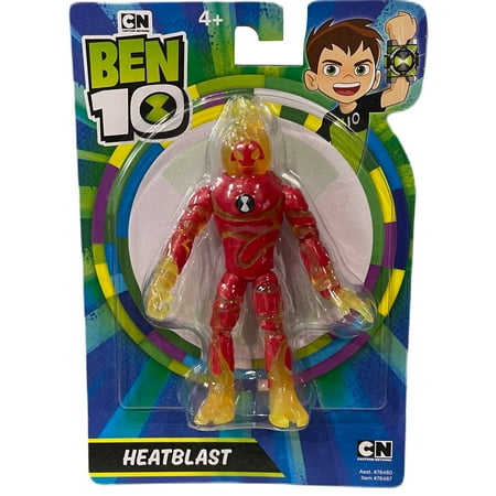 Playmates Toys Cartoon Network Ben 10 Heatblast 5" Action Figure