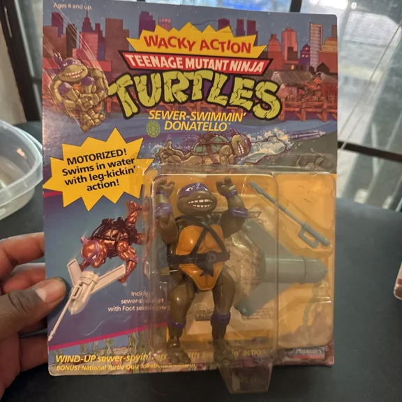 Playmates Toys Teenage Mutant Ninja Turtles Sewer-swimmin Donatello Action...