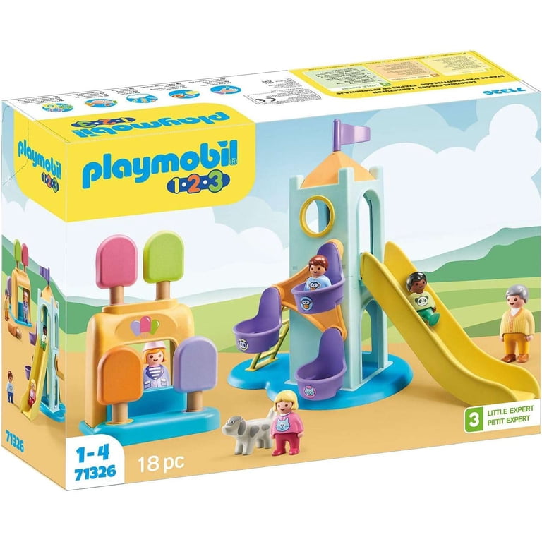 1.2.3 Adventure Tower with ice Cream Booth Set Playmobil 71326