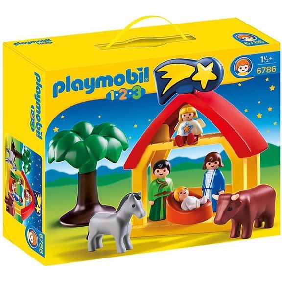 Playmobil 1.2.3 Christmas Manger Set #6786