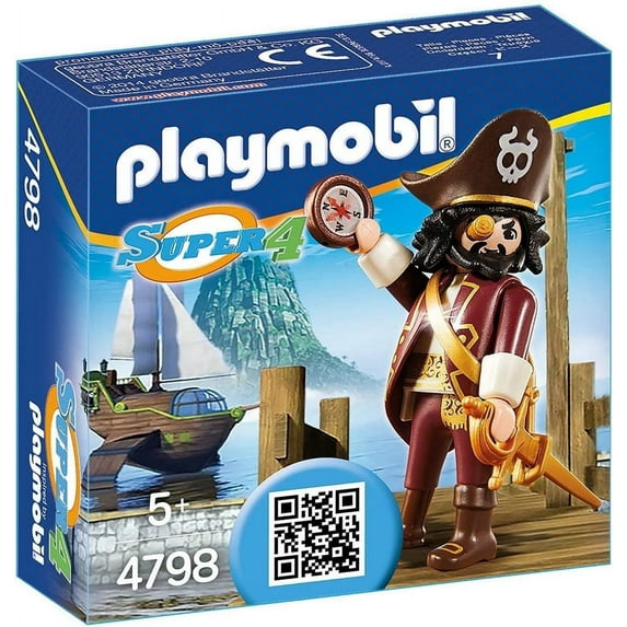 Playmobil 4798 Super 4 Sharkbeard Figure