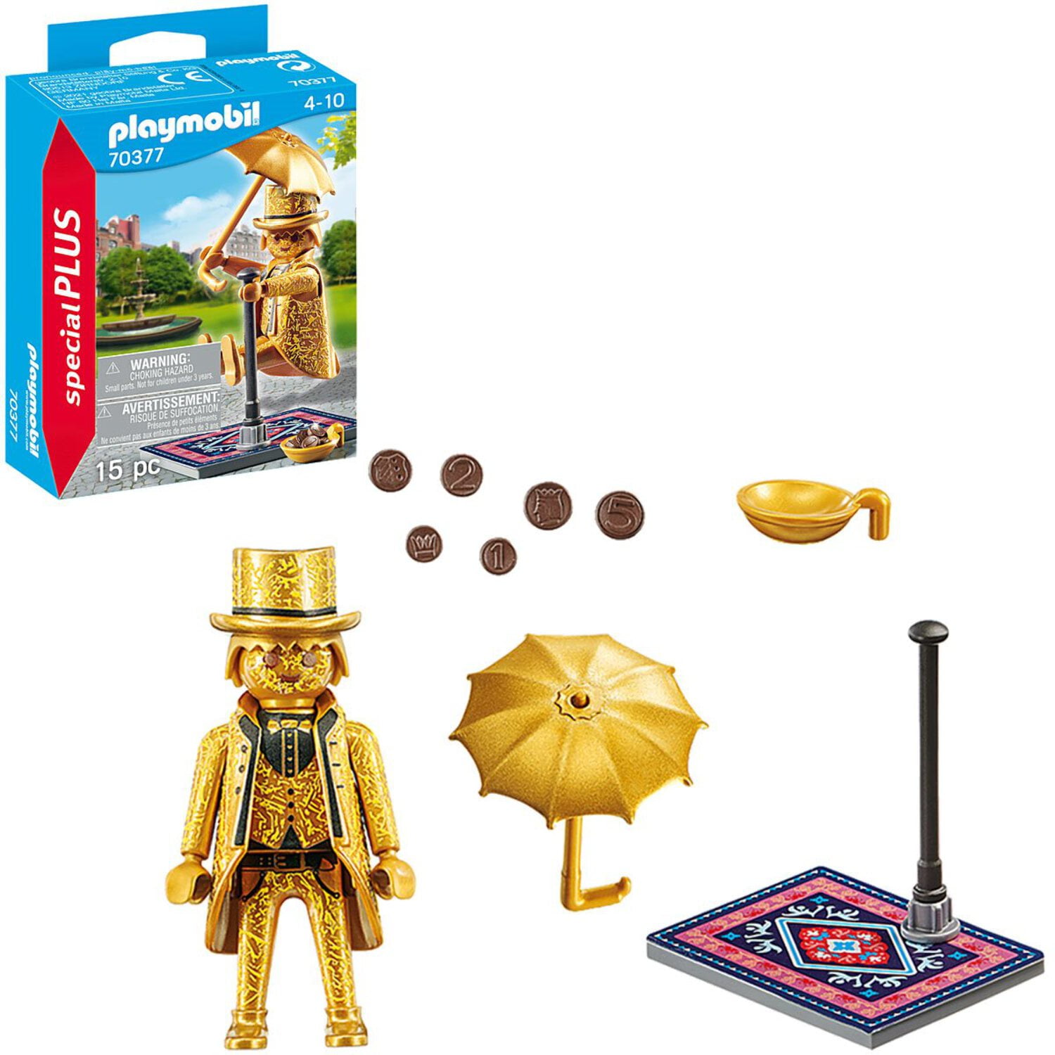 Playmobil 70377 Gold Street Performer Special Plus Figure Playmobil 70377 Gold Street Performer Special Plus Figure