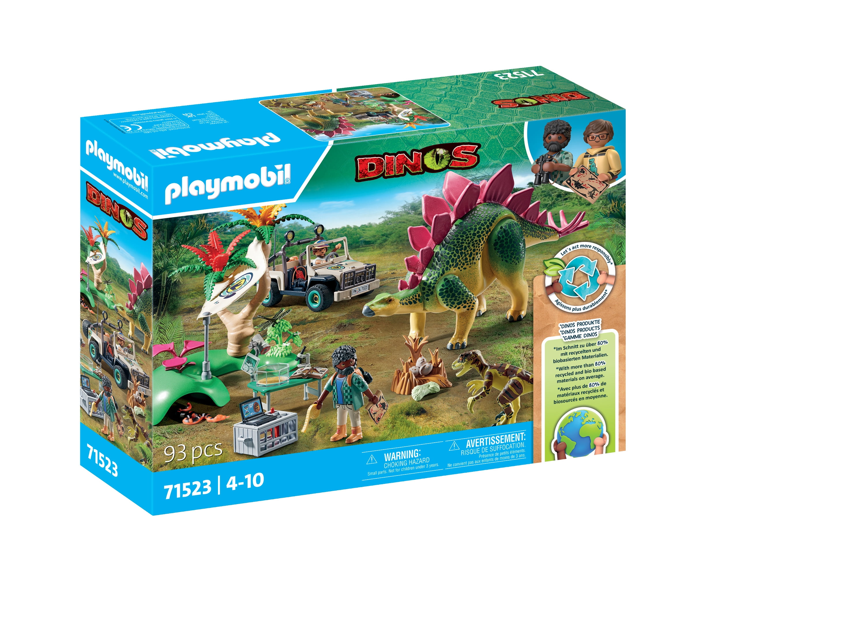 PLAYMOBIL Research Camp with Dinos