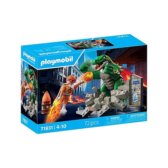 Playmobil #71831 Hero Battle Against Giant Lizard - Brand New!