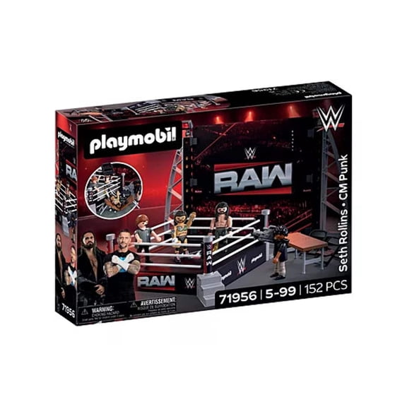 Playmobil #71956 WWE RAW Ring Collectors Set - Brand New!