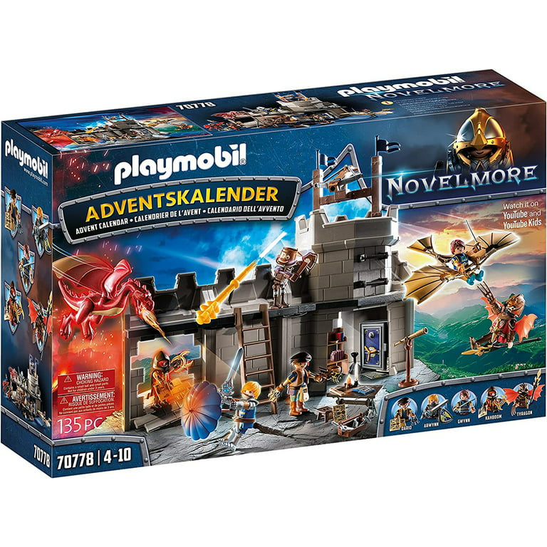 Playmobil Advent Calendar Novelmore - Dario's Workshop 70778 (for Kids 4 to  10)