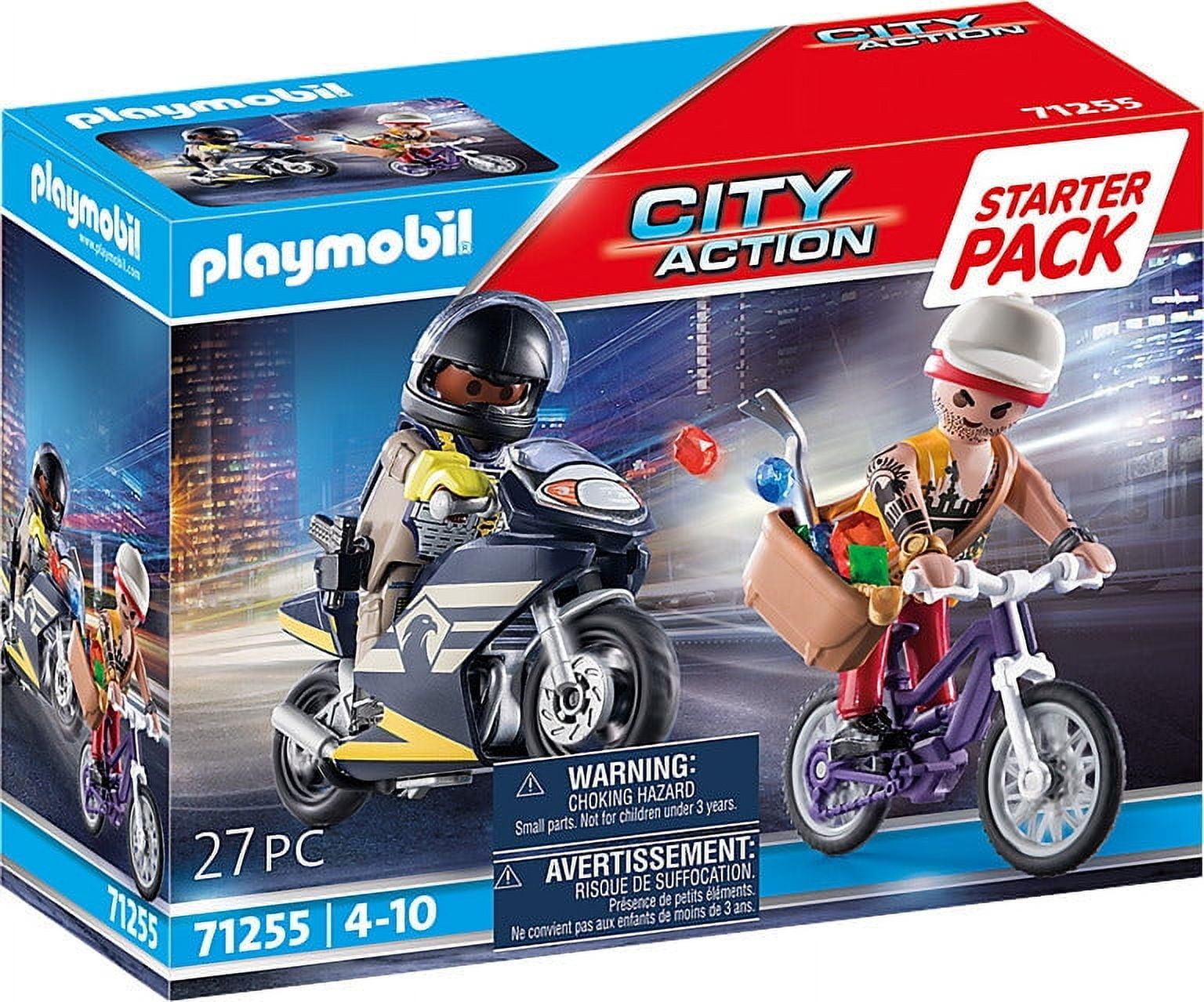 Playmobil City Action Starter Pack Special Forces And Thief Building Set 71255