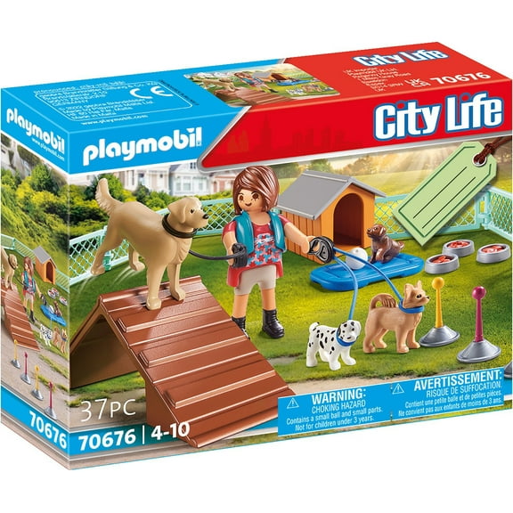 Playmobil City Life - Dog Trainer Gift Set 70676 (for Kids 4 to 10 Years Old)