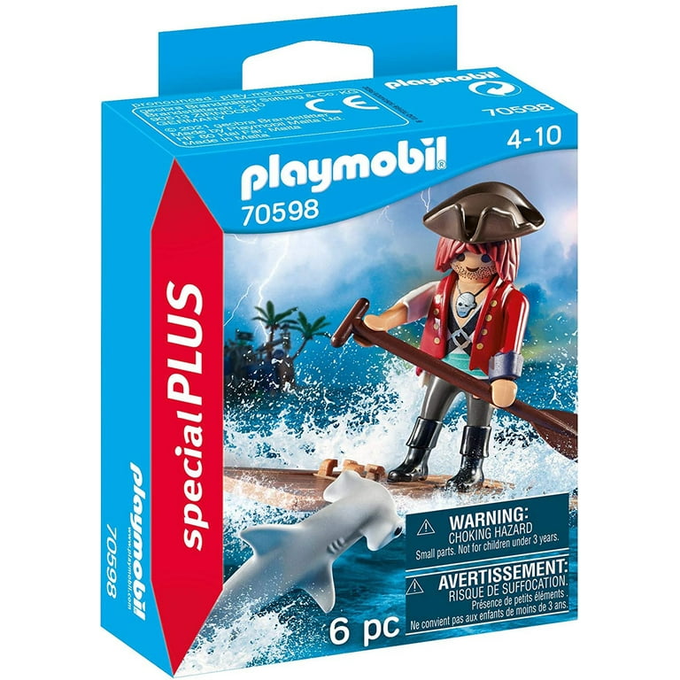 Playmobil City Life Special Plus Pirate w/ Raft 70598 (Kids