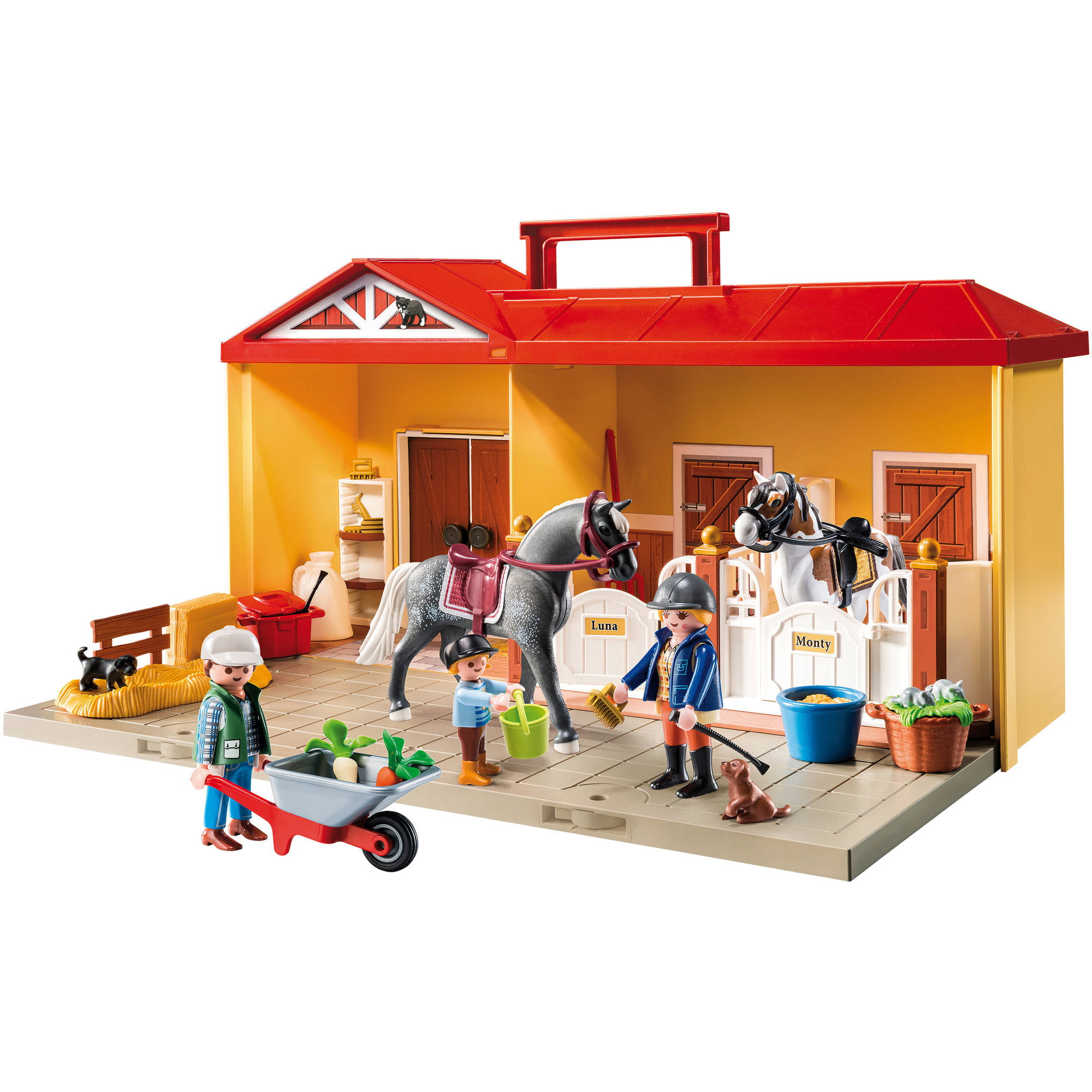 Playmobil Country Take Along Horse Stable Set #5348 