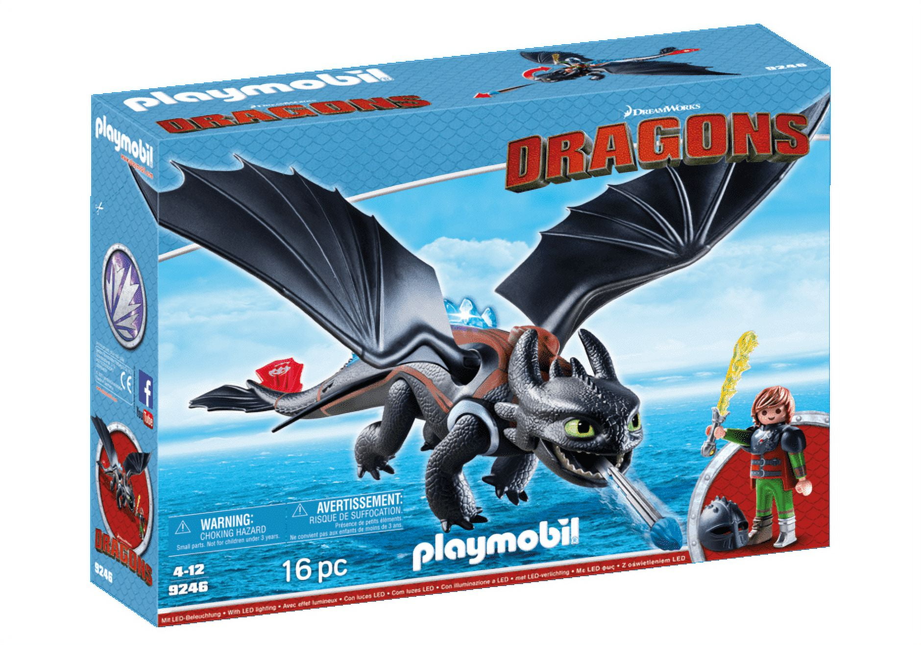 Playmobil DRAGONS #9246 Hiccup and Toothless - New Factory Sealed