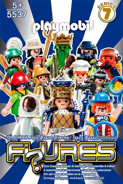 Playmobil Fi?ures Figures Series 7 Blue Mystery Pack - Walmart.com