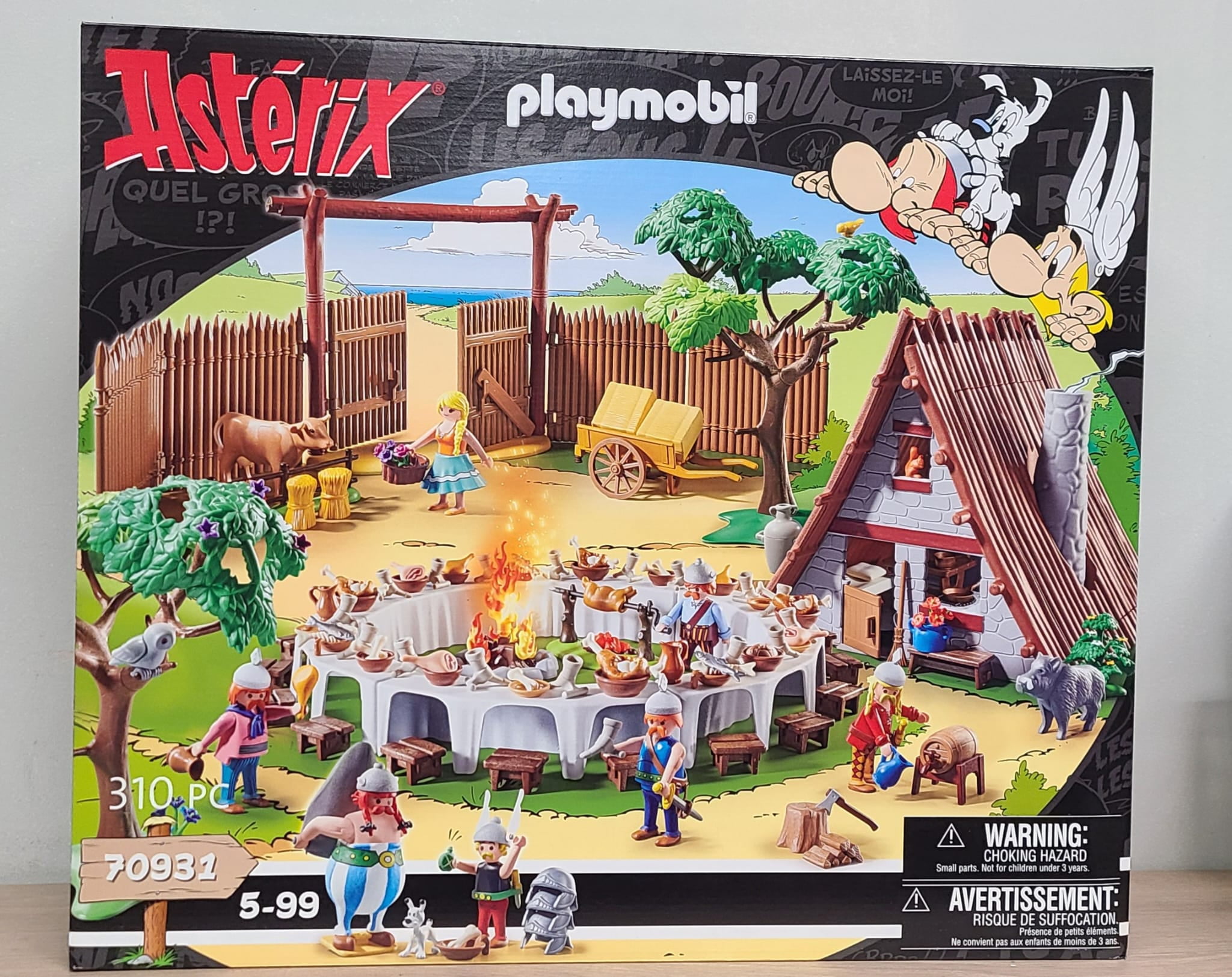 Playmobil Figurine Asterix  Banquet Du Village Building Blocks Set 310 pieces
