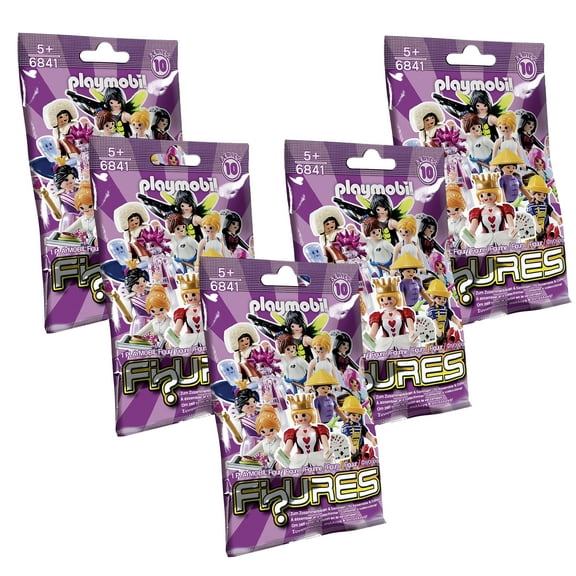 Playmobil Mini Figures Girls (5 Sealed Packs)  Series 10 6841