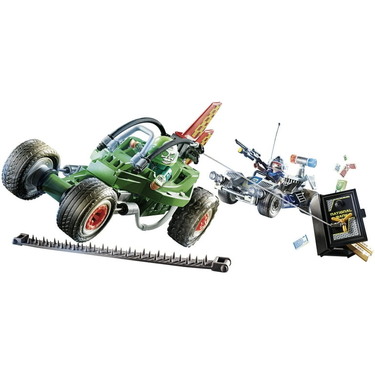 Playmobil Police Go Kart Escape Action Figure Set Recommended for