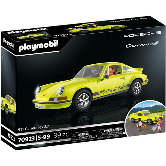 Playmobil Porsche 911 Carrera RS 2.7 Building Set – Classic Sports Car Toy with Detailed Interior, Opening Parts & Play Figure – Collectible Model for Kids & Adults