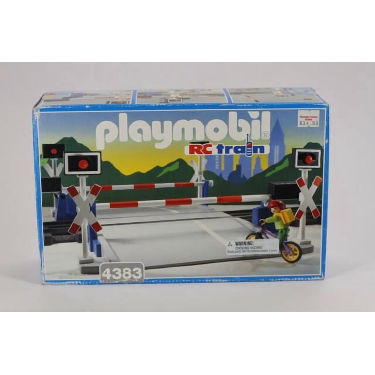Playmobil RC Train Crossing Play Set 4383 - Walmart.com