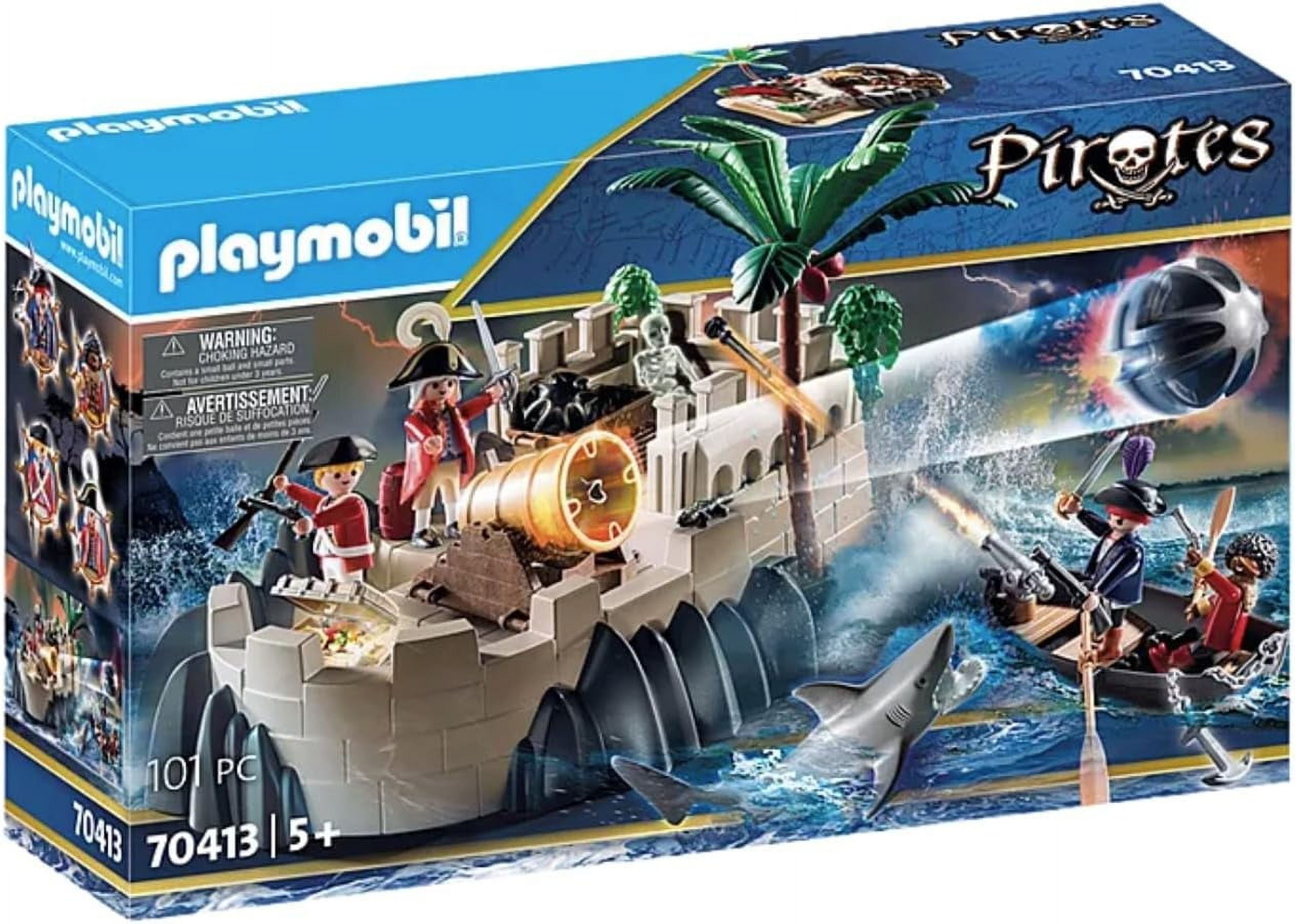 Playmobil Redcoat Bastion 70413: Classic Pirate Fort Playset with
