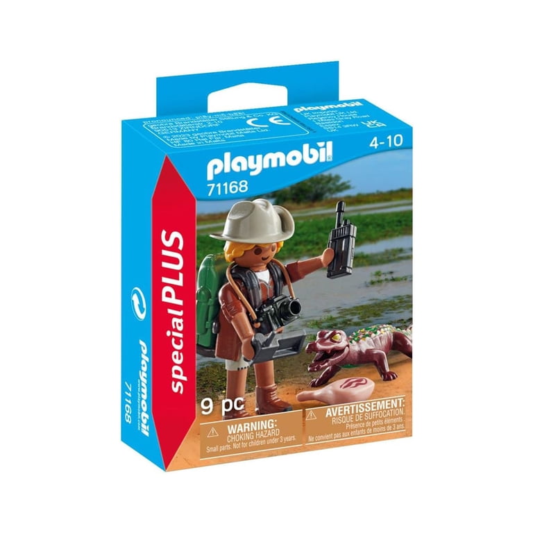 Playmobil Special Plus Researcher With Young Caiman Building Set