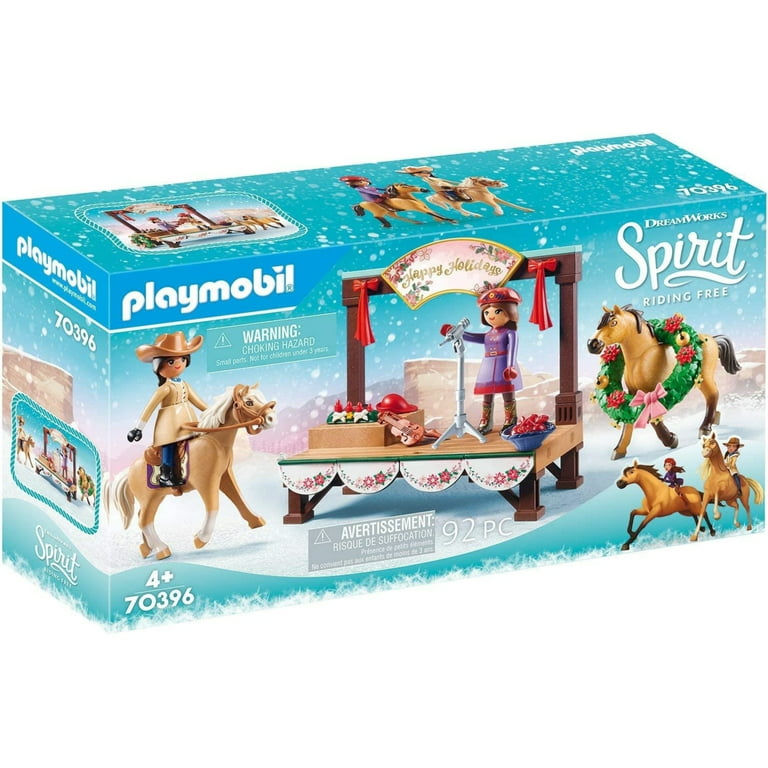 PLAYMOBIL Spirit Riding Free Lucky & Spirit with Horse Stall Doll Playset