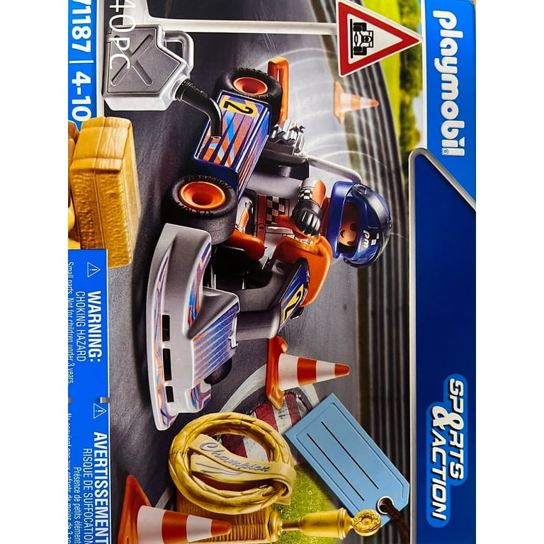 Playmobil Go-Kart Racer Building Set, Sports and Action, Gift Set