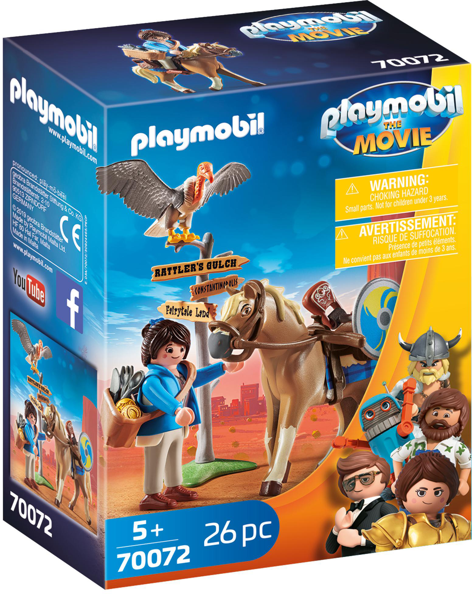 Playmobil The Movie Marla W Ith Horse - image 1 of 5