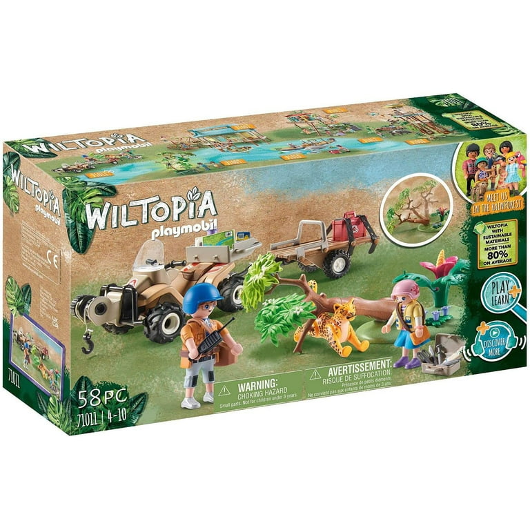 Playmobil Wiltopia Animal Rescue Quad Walmart