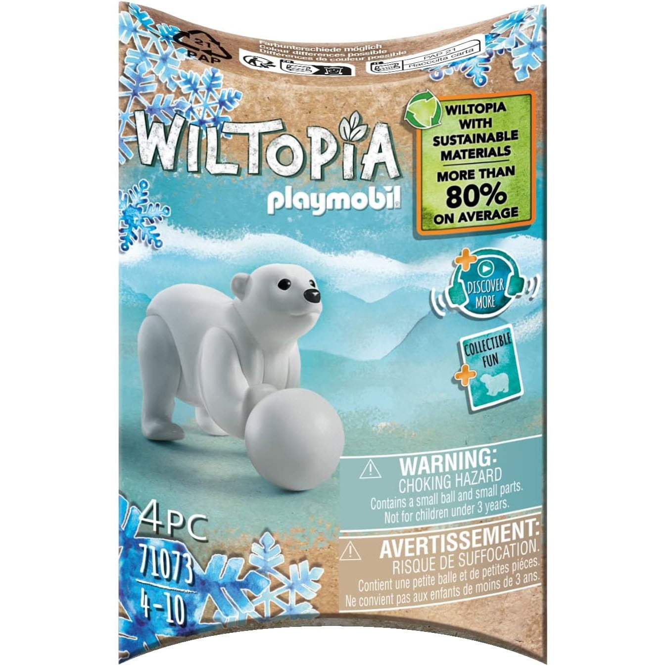 Playmobil Wiltopia Young Polar Bill Building Set 71073