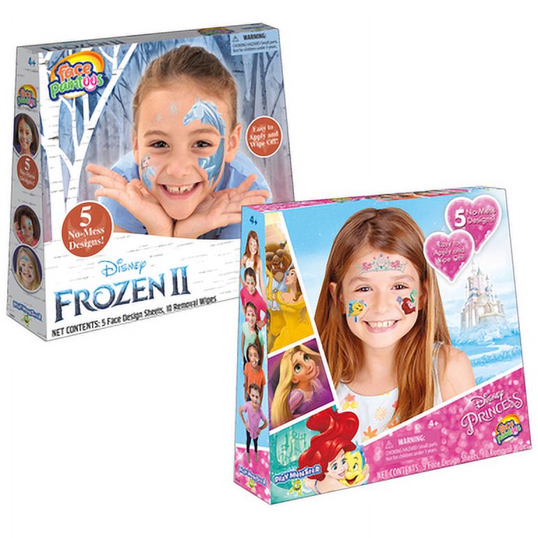 Playmonster Face Paintoos Disney Frozen II & Princess Washable Face