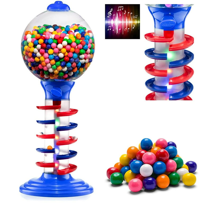  Playo 10.5 Gumball Machine for Kids, Spiral Style