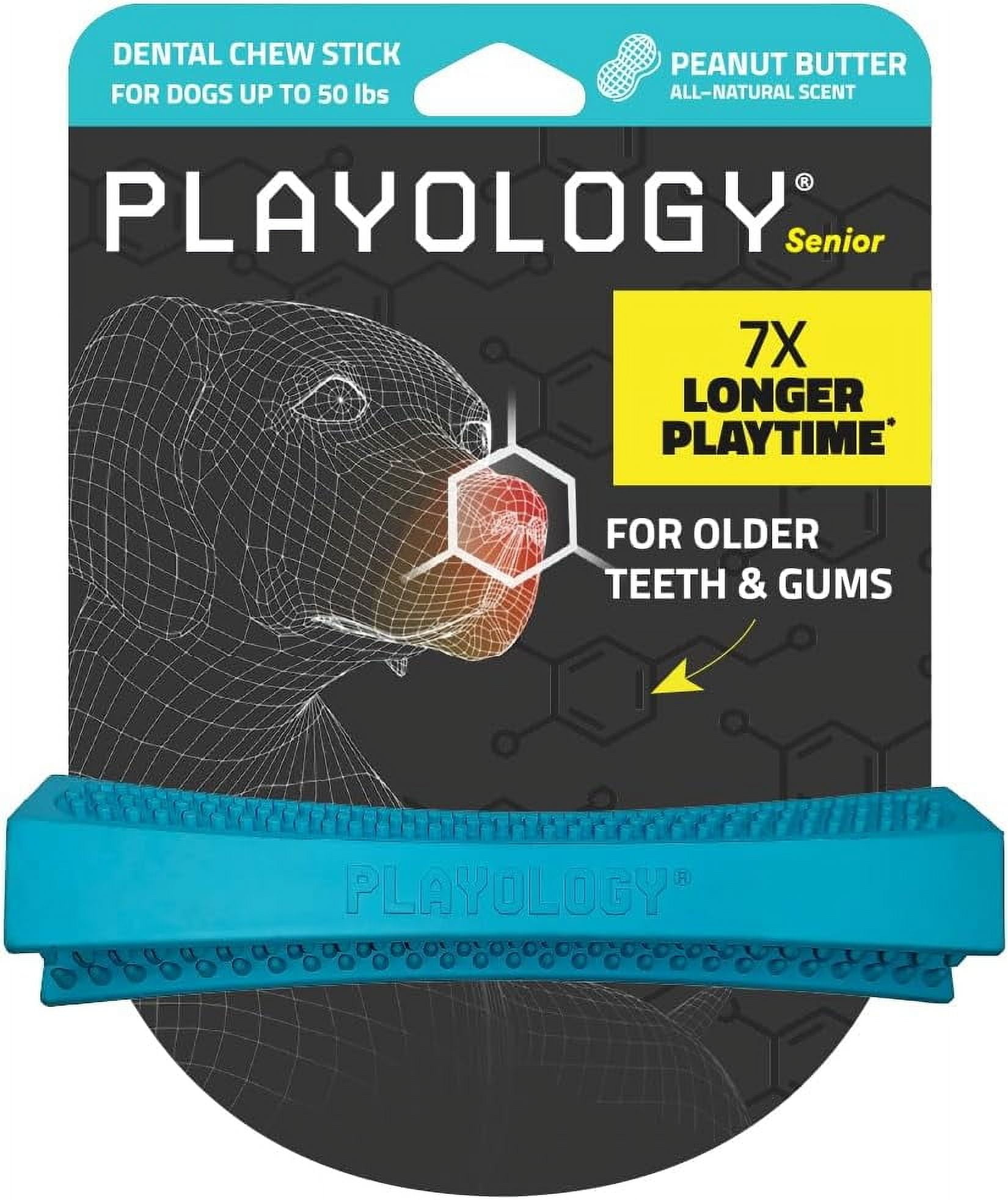 Playology Dental Stick Peanut Butter Scented Dog Toy Playology Dental Stick Peanut Butter Scented Dog Toy
