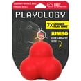 thumbnail image 1 of Playology Dog Toys | Squeaky Bounce Ball, Beef Scented Chew Toy - Jumbo, 1 of 6