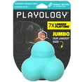 thumbnail image 1 of Playology Dog Toys | Squeaky Bounce Ball, Peanut Butter Scented Chew Toy - Medium, 1 of 6