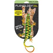 Playology Windup Lizard Cat Toy, Small