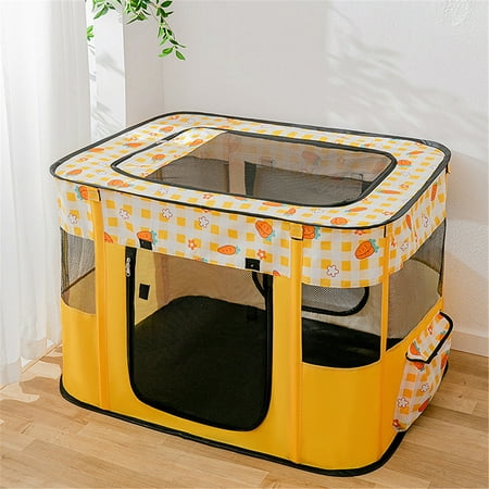 Playpen for Dogs, Large Foldable Pet Play Pens Indoor Outdoor Exercise Pen for Cat Puppy Rabbit