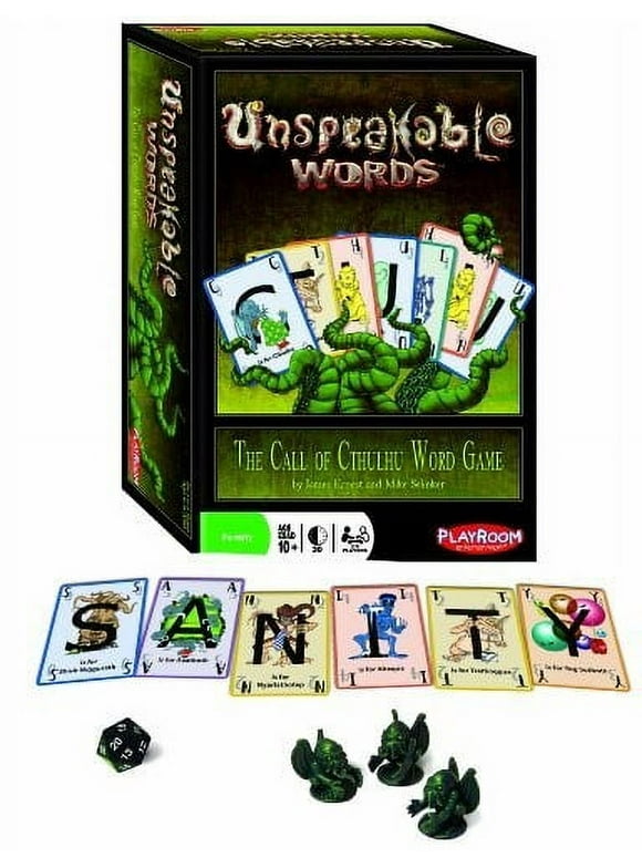 Playroom Ent: Unspeakable Words: The Call of Cthulu Word Game - Unspeakable Words: The Call of Cthulu Word Game