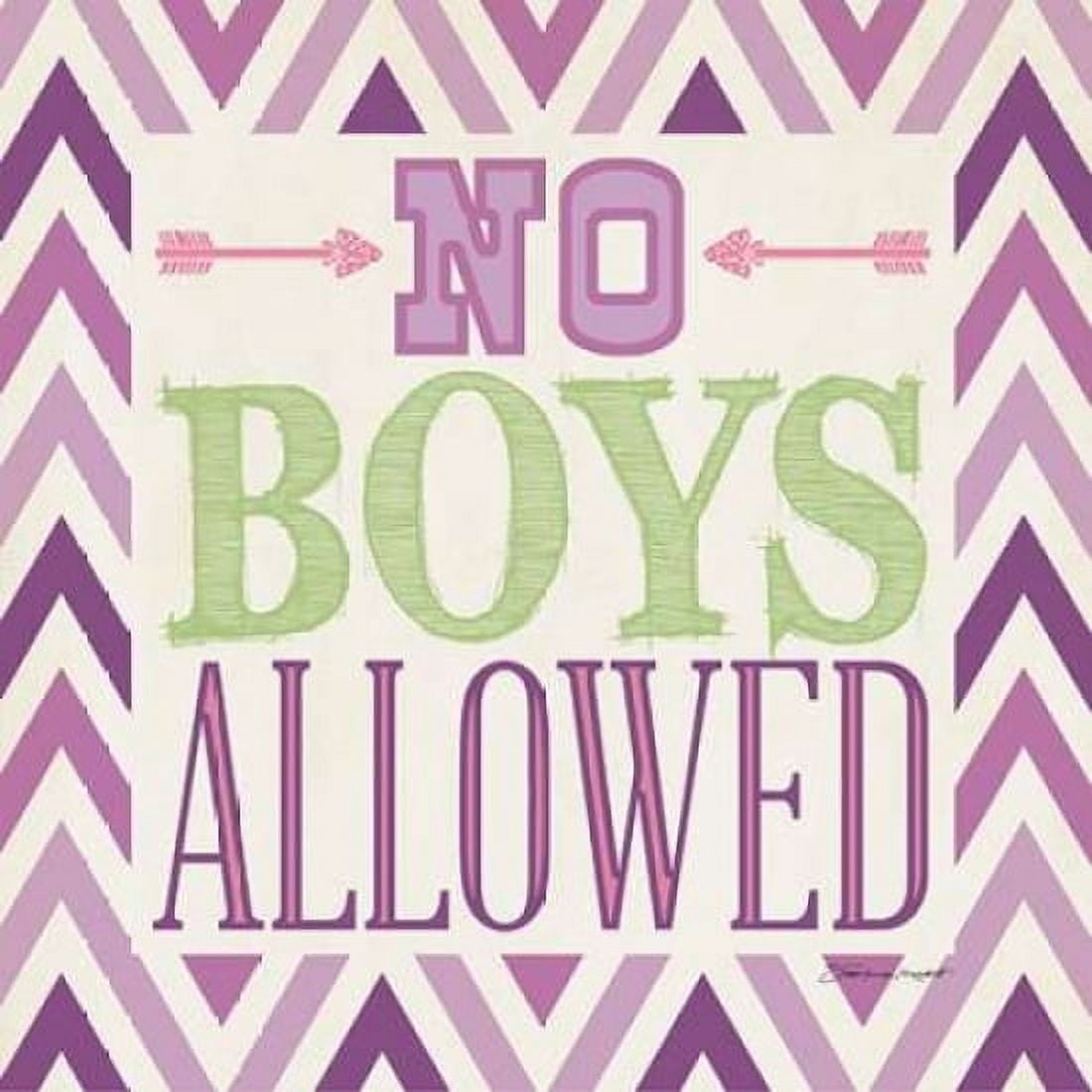 Playroom No Boys II Canvas Art - Stephanie Marrott (24 x 24)