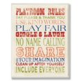 thumbnail image 1 of Playroom Rules Typography Wall Plaque, 1 of 1