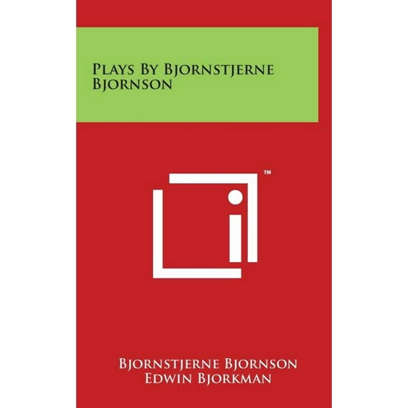 Plays By Bjornstjerne Bjornson (Hardcover)