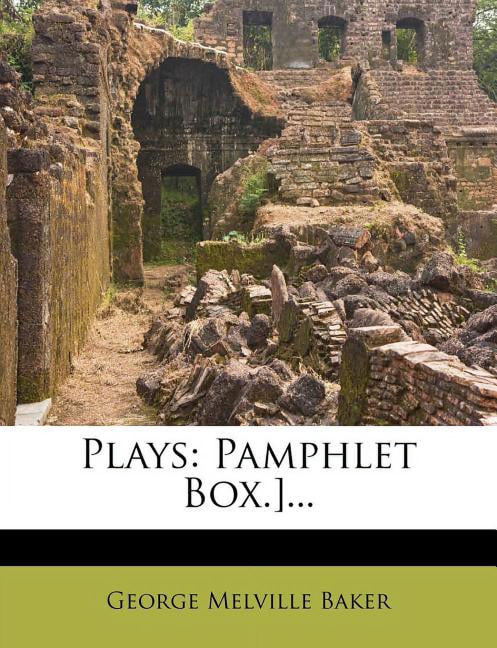 Plays : Pamphlet Box.]... - Walmart.com