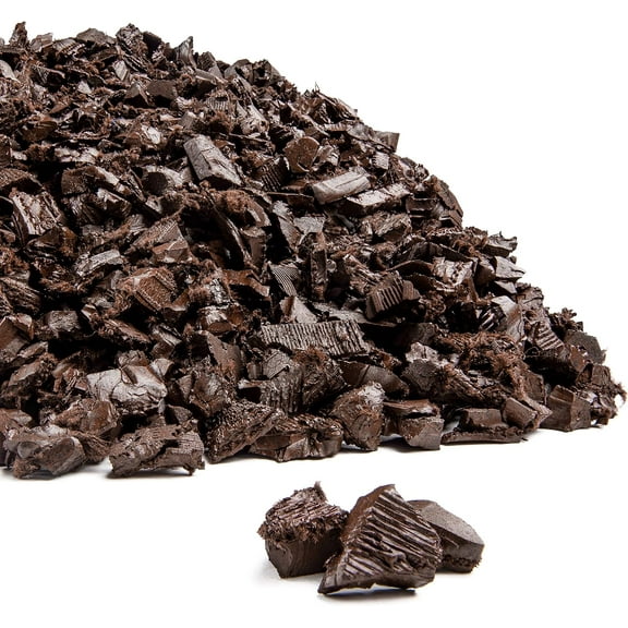 Playsafer Rubber Mulch Nuggets Protective Flooring for Playgrounds, Swing-Sets, Play Areas, and Landscaping (1,000 LBS - 39 CU. FT, Brown)