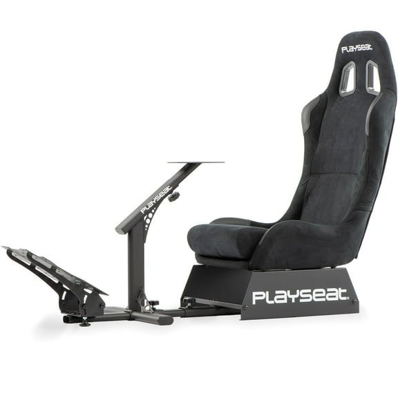 Playseat® Evolution Racing Suède Lightweight Carbon Quality Steel Racing Simulator Cockpit, Black