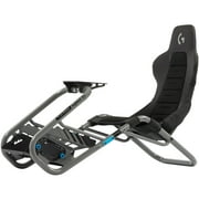 Playseat  Trophy Logitech G Edition Lightweight Carbon Quality Steel Racing Simulator Cockpit, Grey