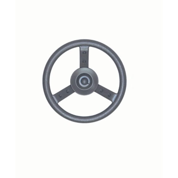 Playset Steering Wheel Kit, 11" for Jungle Gyms, Play Sets and Playhouses 1 PK (Gray)