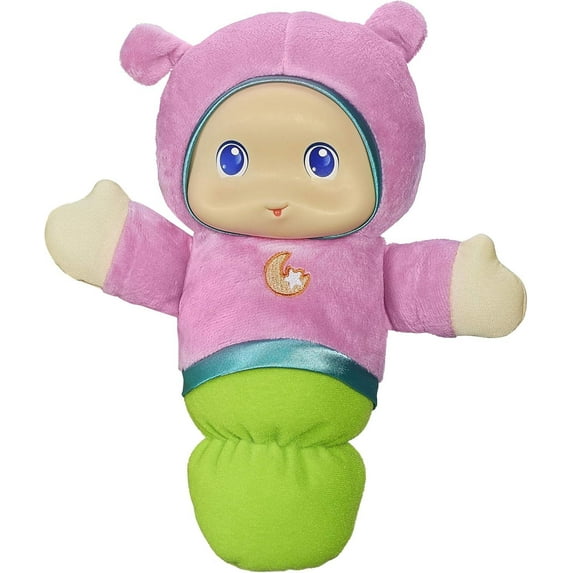 Playskool A1202F03 Glo Worm (Pink) Soft Toy for Babies with Soothing Melodies