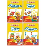 Playskool Card Games 4-Pack; Crazy Eights, Go Fish, Mr. Potato Head Spud Rummy & Mr. Potato Head Match Game